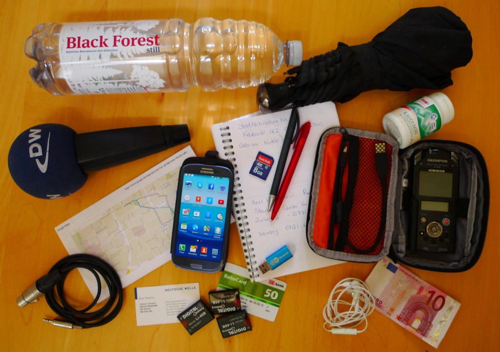 Reporters equipment checklist