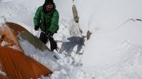 Viel zu schaufeln für Darek nach dem Schneefall