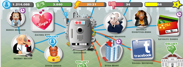Screenshot of Data Dealer game