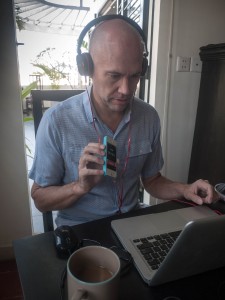 Using iRig to record my side of a Skype Q/A