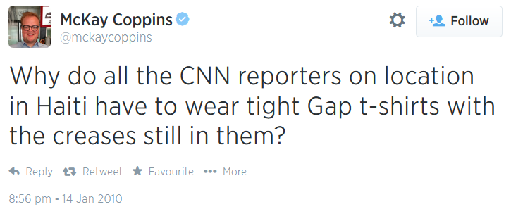 Twitter _ mckaycoppins_ Why do all the CNN reporters
