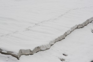 Swiss glacier covered for protection