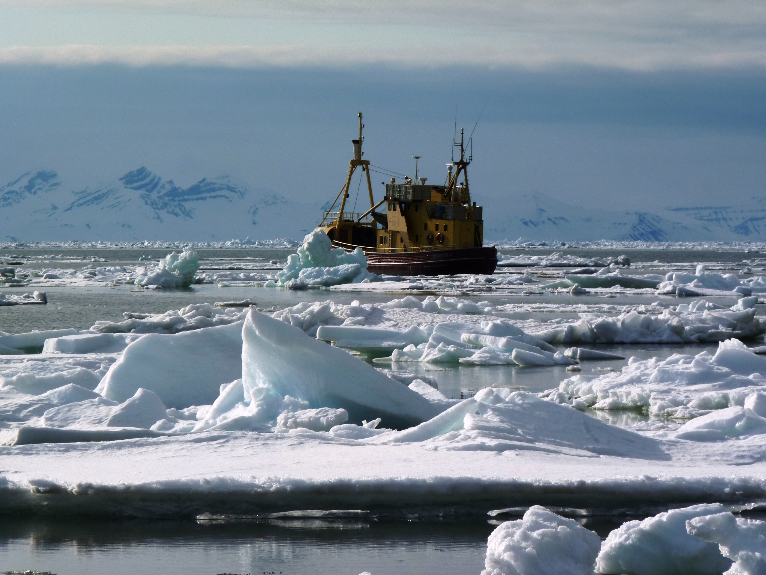 ice with ship