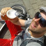 Michael Wigge takes a break