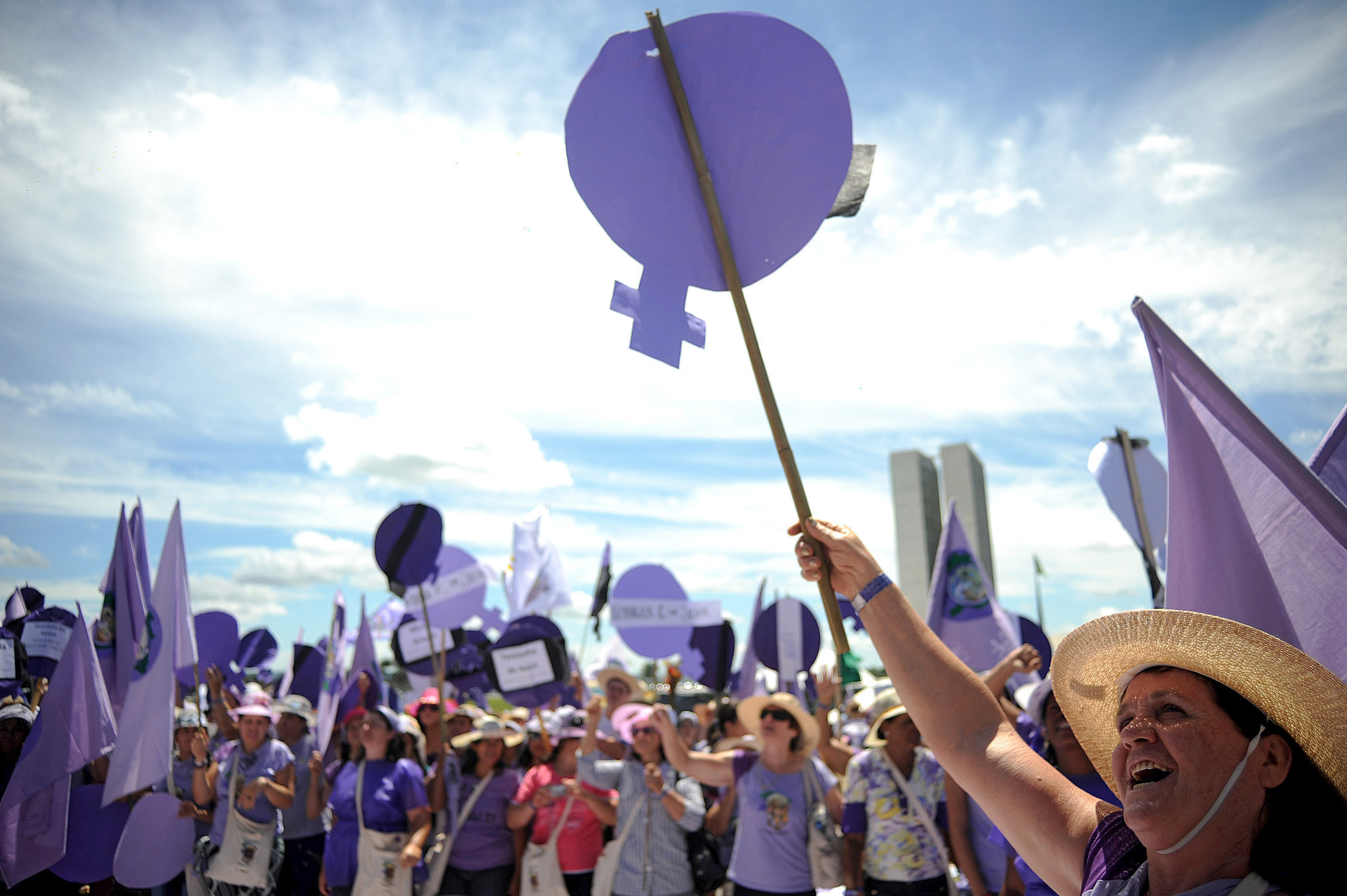 As in India, Brazilian women, too, are at high risk of domestic violence but they now have one of the most comprehensive legislations in the world to protect their interests. (© WFS)